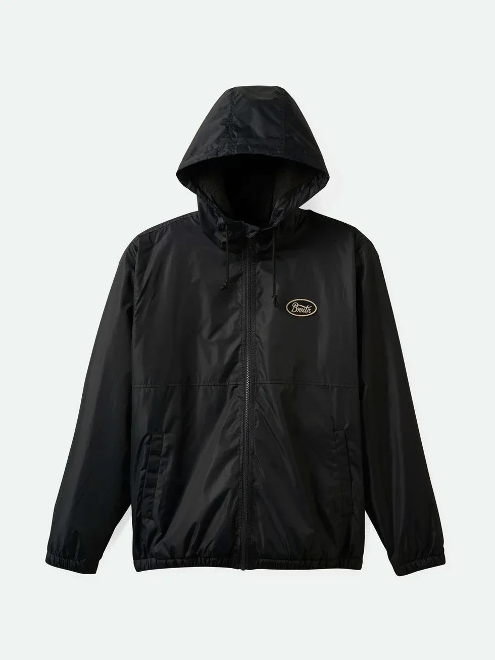 BRIXTON CLAXTON PARSONS ARCTIC FLEECE LINED JACKET BLACK