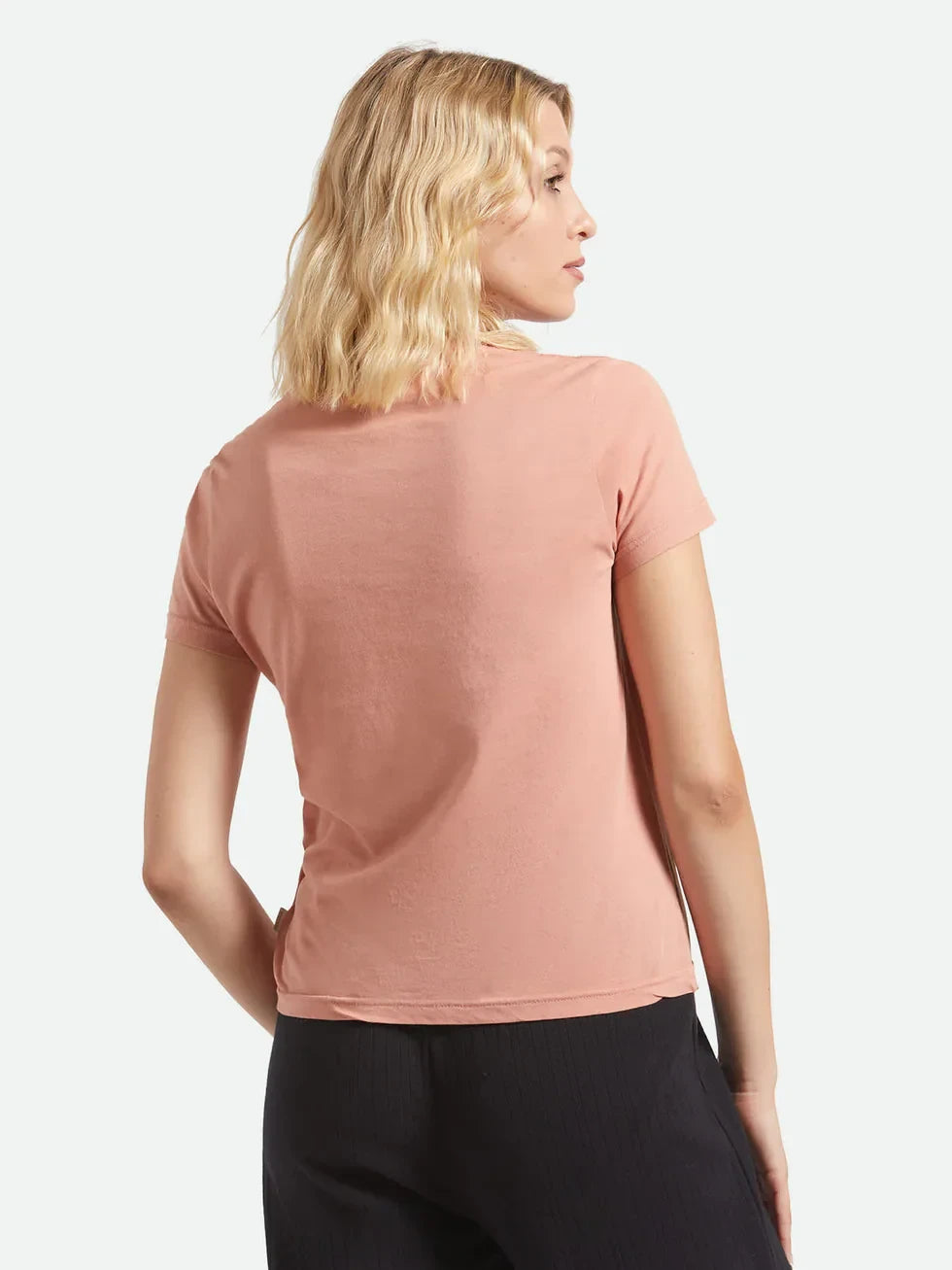 BRIXTON TOSSED DICE CREW T-SHIRT ITALIAN CLAY