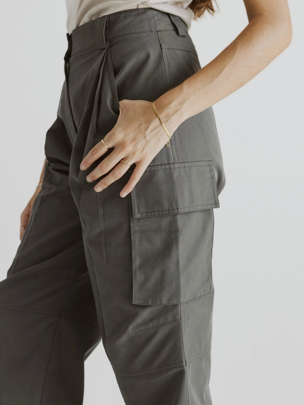 ALL : ROW MADDIE PANTS CHARCOAL