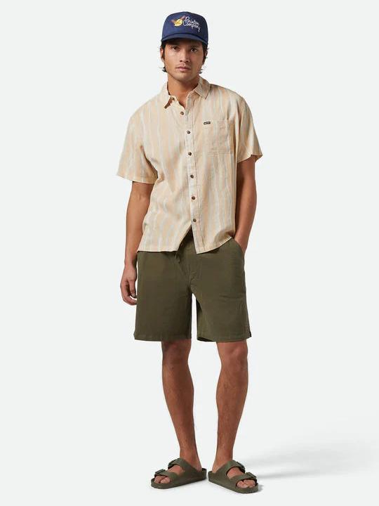 BRIXTON EVERYDAY VINTAGE WASH SHORT WASHED IVY GREEN