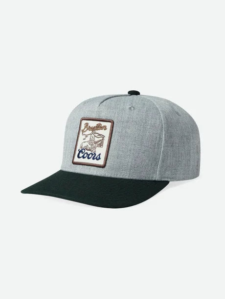 BRIXTON COORS LEGENDS SNAPBACK HEATHER GREY/BLACK