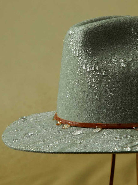 BRIXTON WESLEY WTHR GUARD™ PACKABLE FEDORA LIGHT MOSS