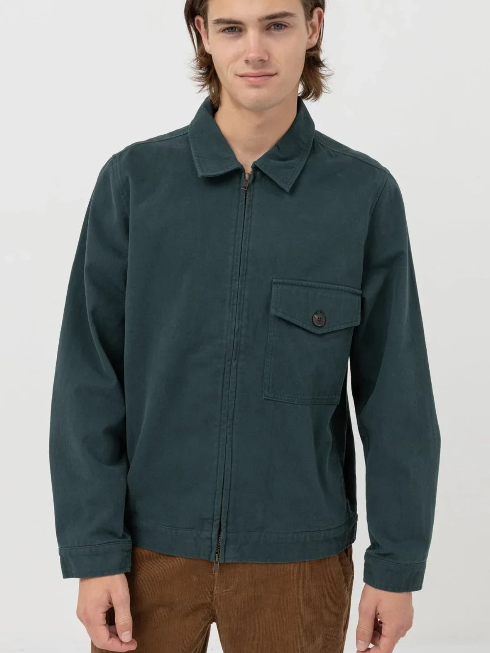 RHYTHM SHOP JACKET KELP