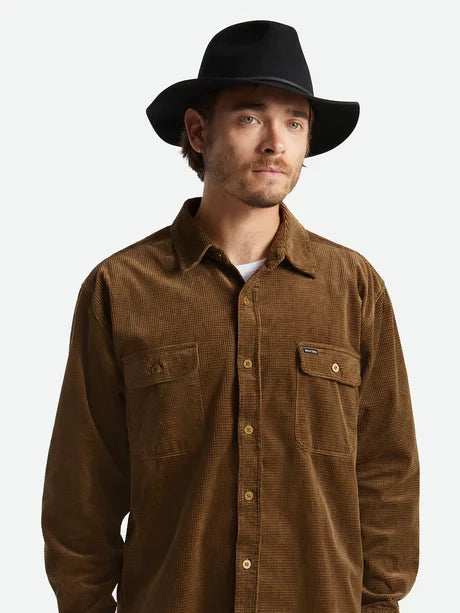 BRIXTON WESLEY FEDORA BLACK