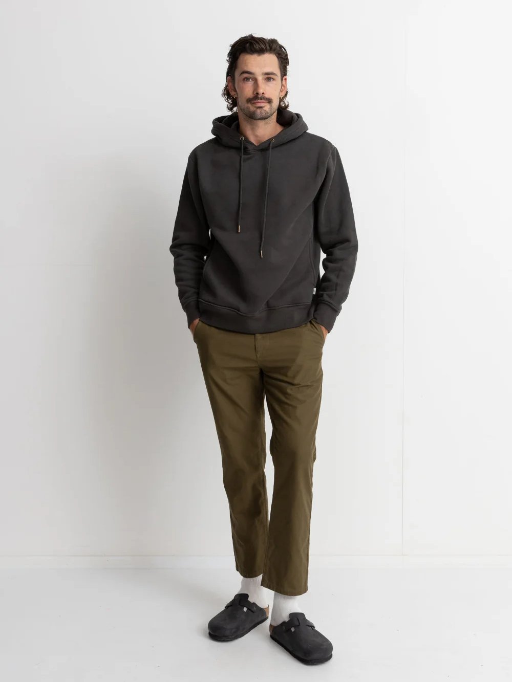 RHYTHM CLASSIC FLEECE HOOD VINTAGE BLACK