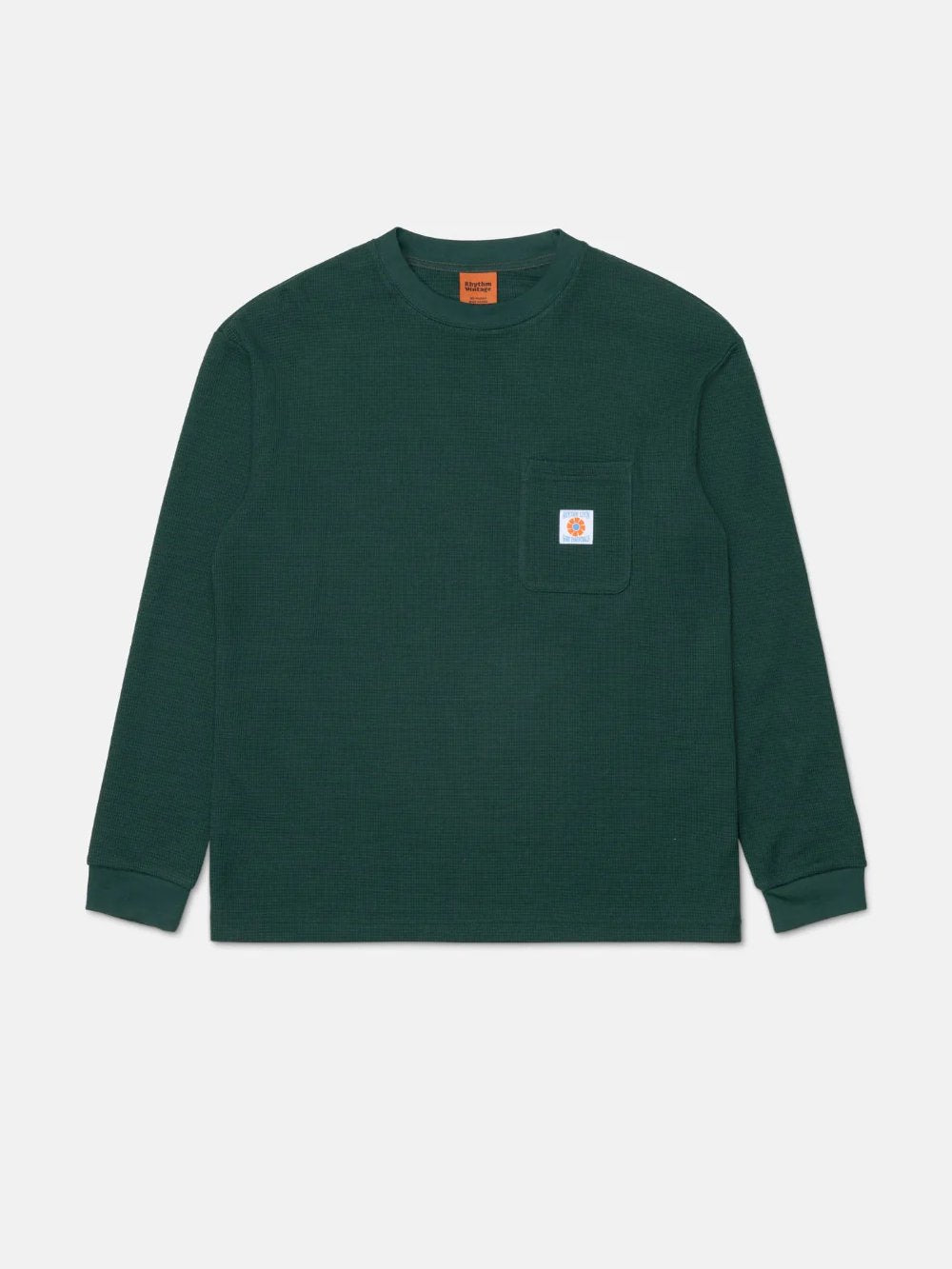 RHYTHM VINTAGE POCKET L/S WAFFLE PINE