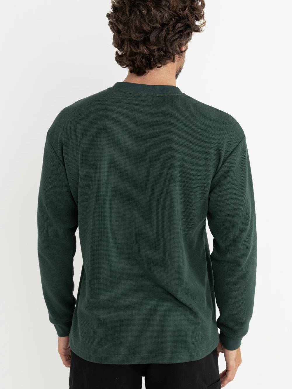 RHYTHM VINTAGE POCKET L/S WAFFLE PINE