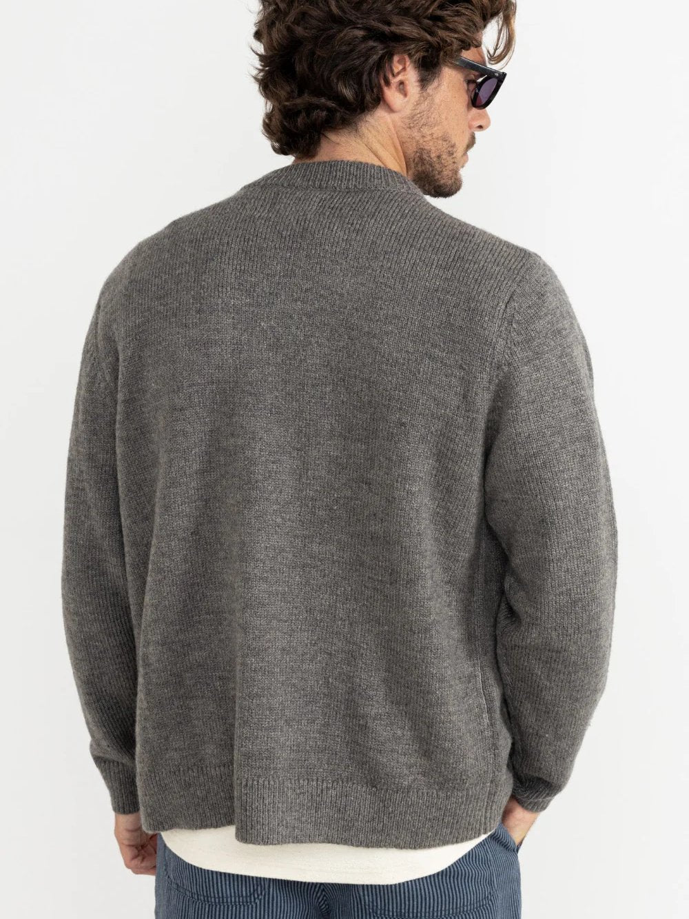 RHYTHM WES CARDIGAN CHARCOAL