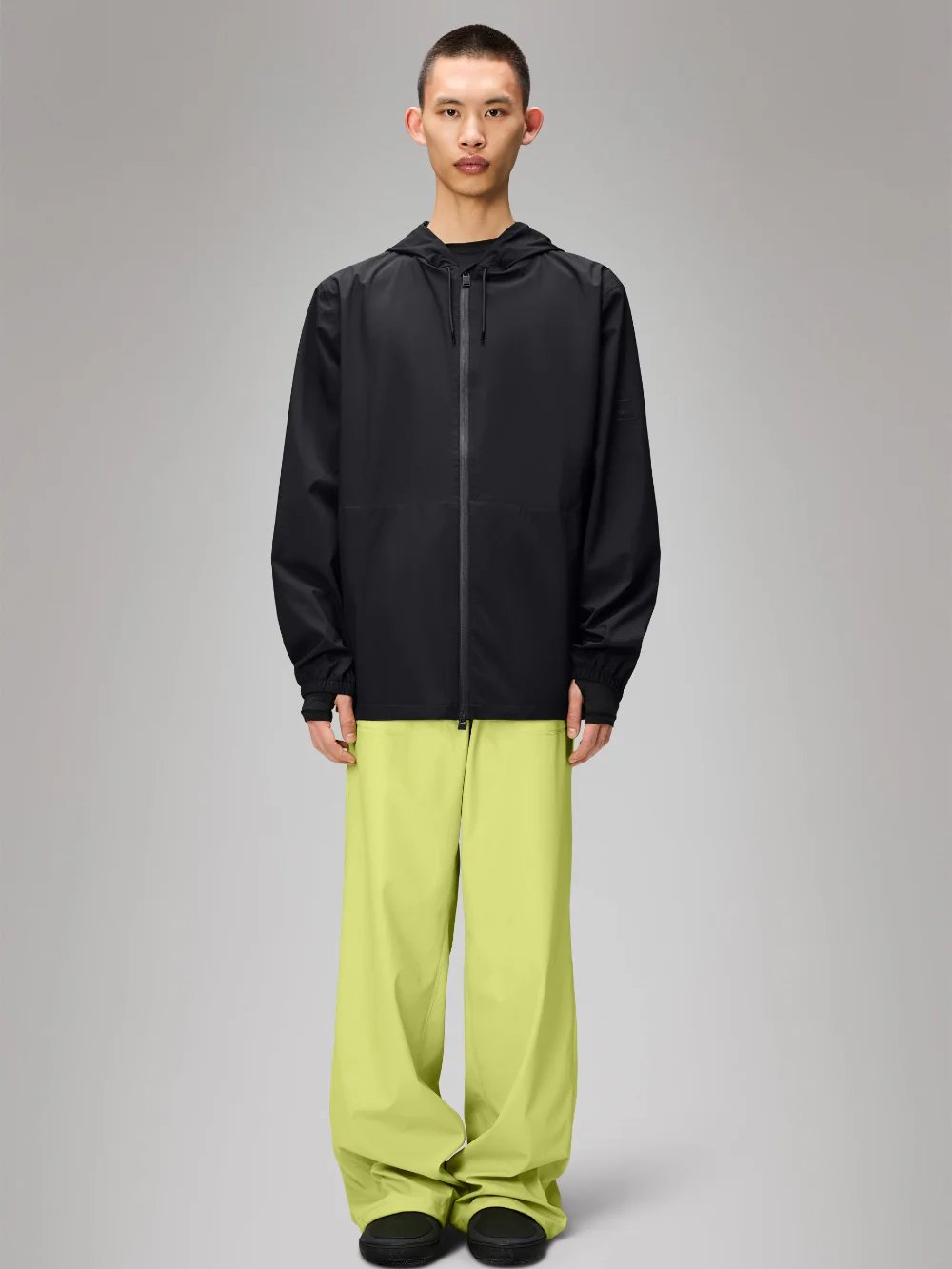 RAINS SUVA HARDSHELL JACKET BLACK