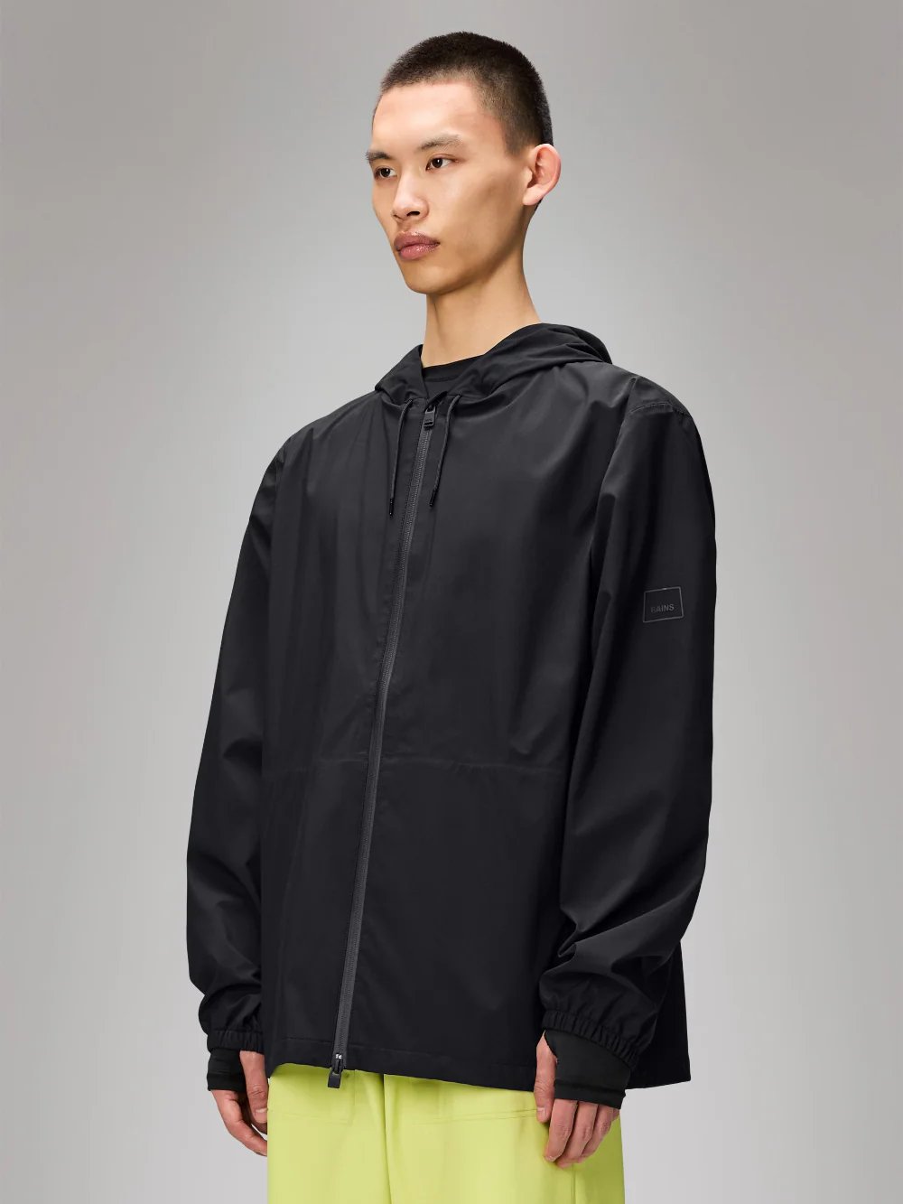 RAINS SUVA HARDSHELL JACKET BLACK