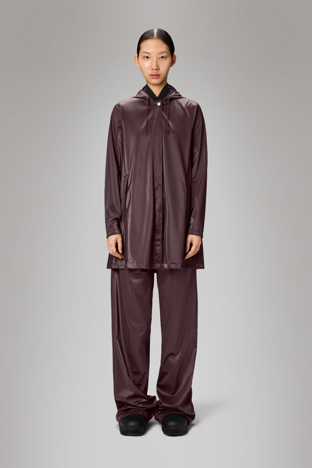 RAINS A-LINE JACKET DEPTH