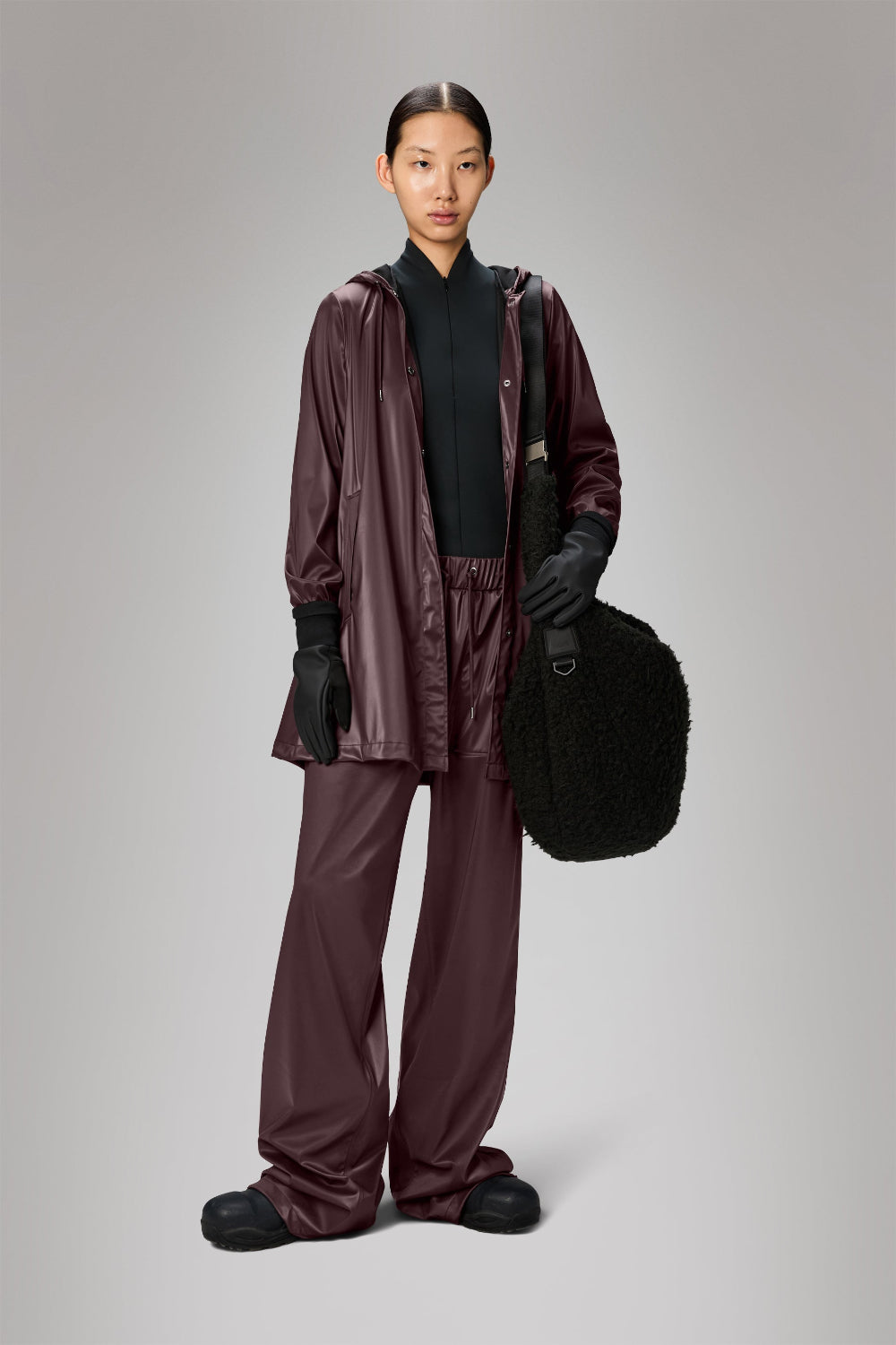 RAINS A-LINE JACKET DEPTH
