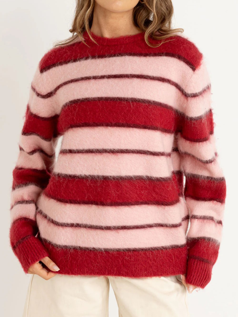 RHYTHM CHERIE OVERSIZED KNIT CHERRY