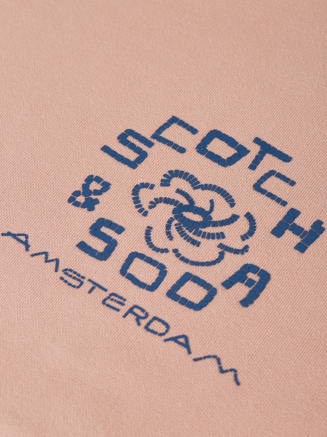 S&S ARTWORK RELAXED FIT SWEATSHIRT MISTY ROSE