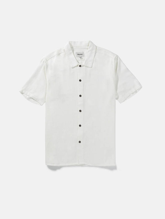 RHYTHM Textured Linen SS Shirt Natural