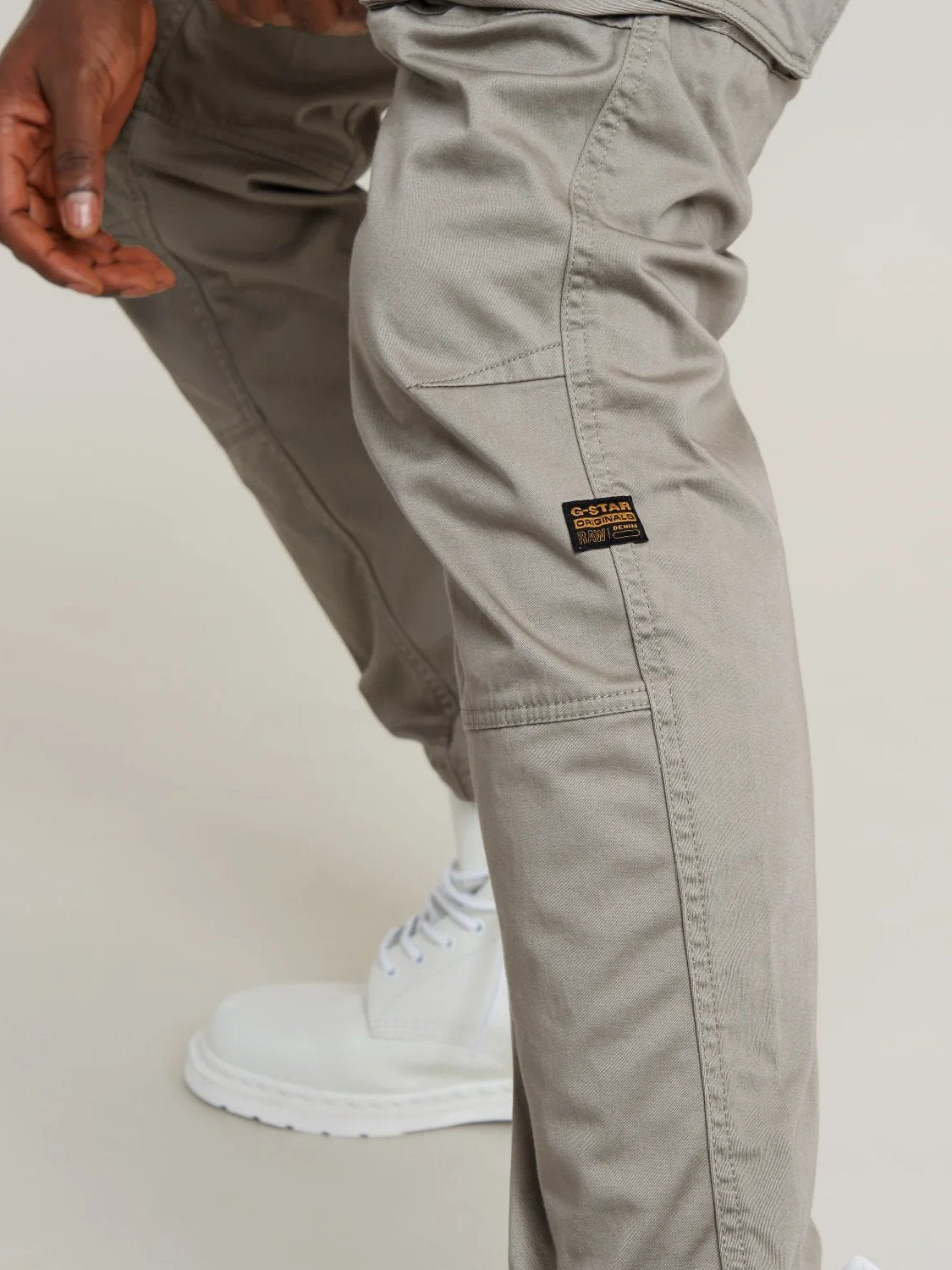 G-STAR ROVIC 3D REGULAR TAPERED PANT ELEPHANT SKIN