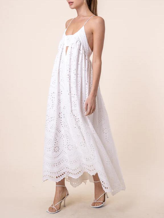 LINE & DOT GAIA DRESS OFF WHITE