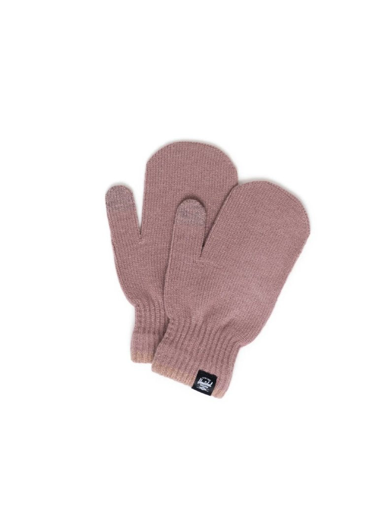 HSC CLASSIC STRIPE MITTENS ASH ROSE