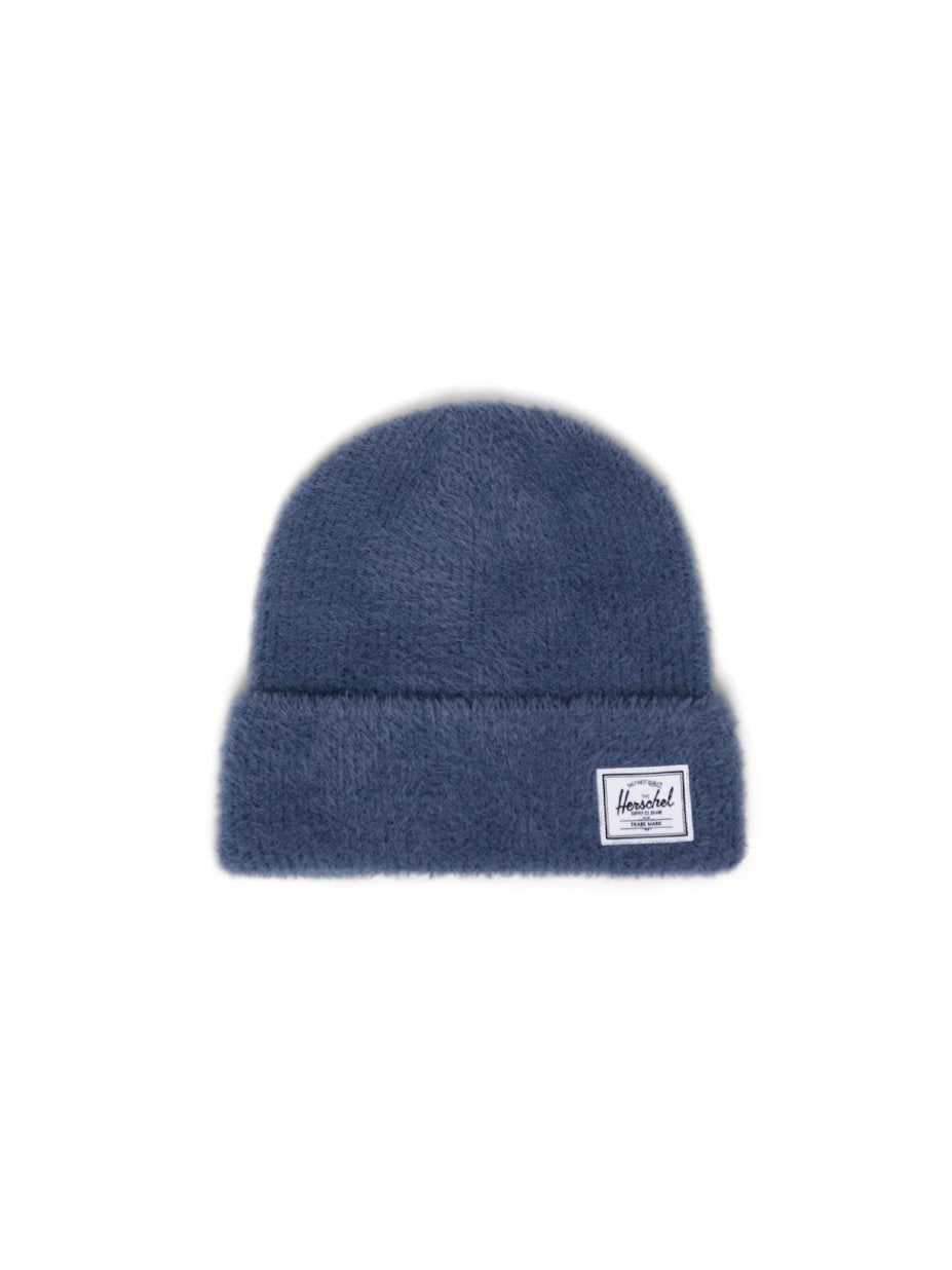HSC POLSON FAUX MOHAIR BEANIE STEEL BLUE