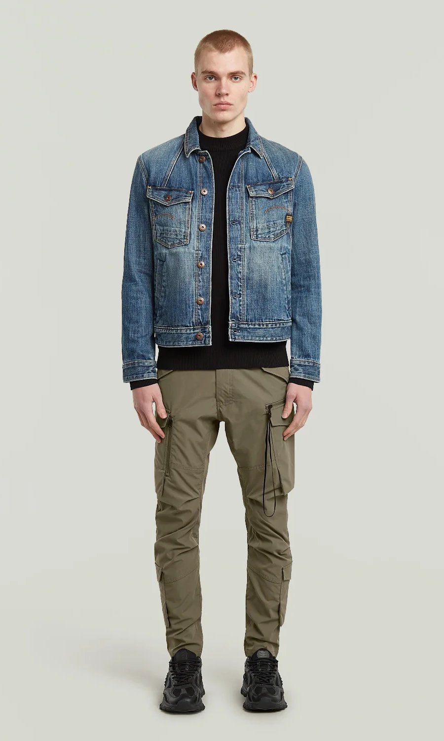 G-STAR TOOLBOX SKINNY CARGO PANT TURF
