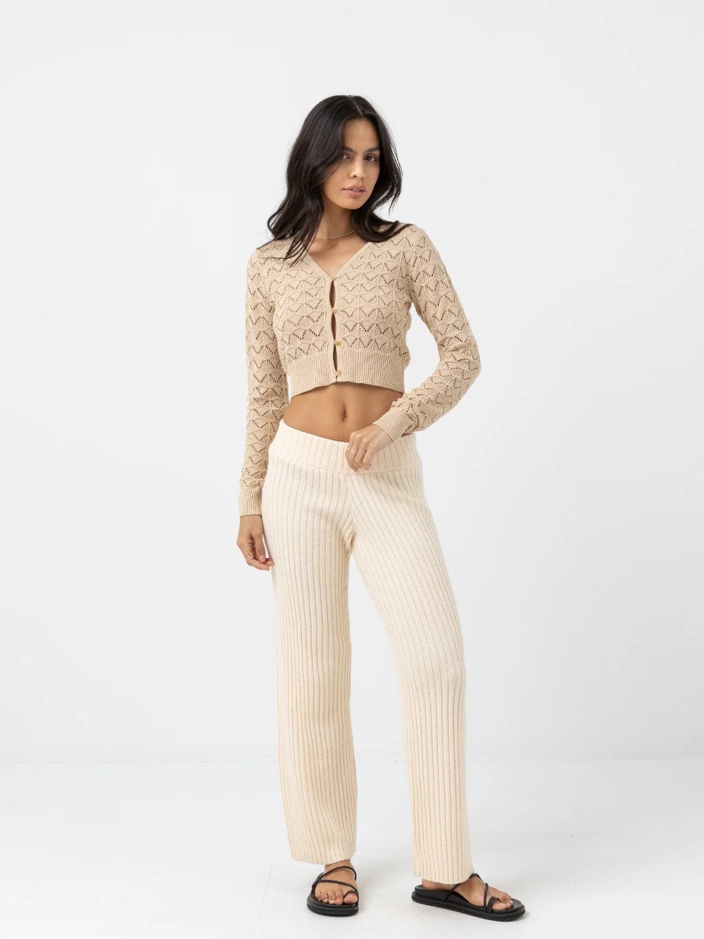 RHYTHM AKOIA TOP OATMEAL
