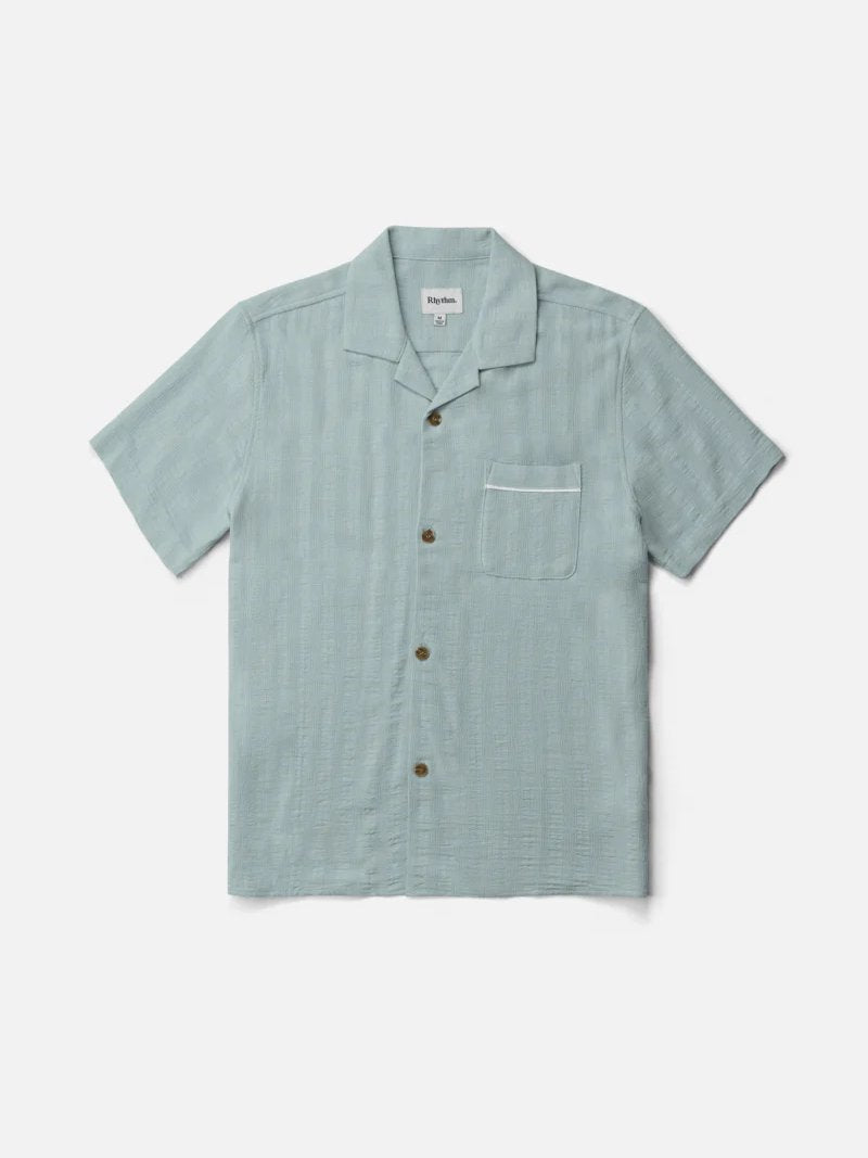 RHYTHM DAYTONA SHORT SLEEVE SHIRT TEAL