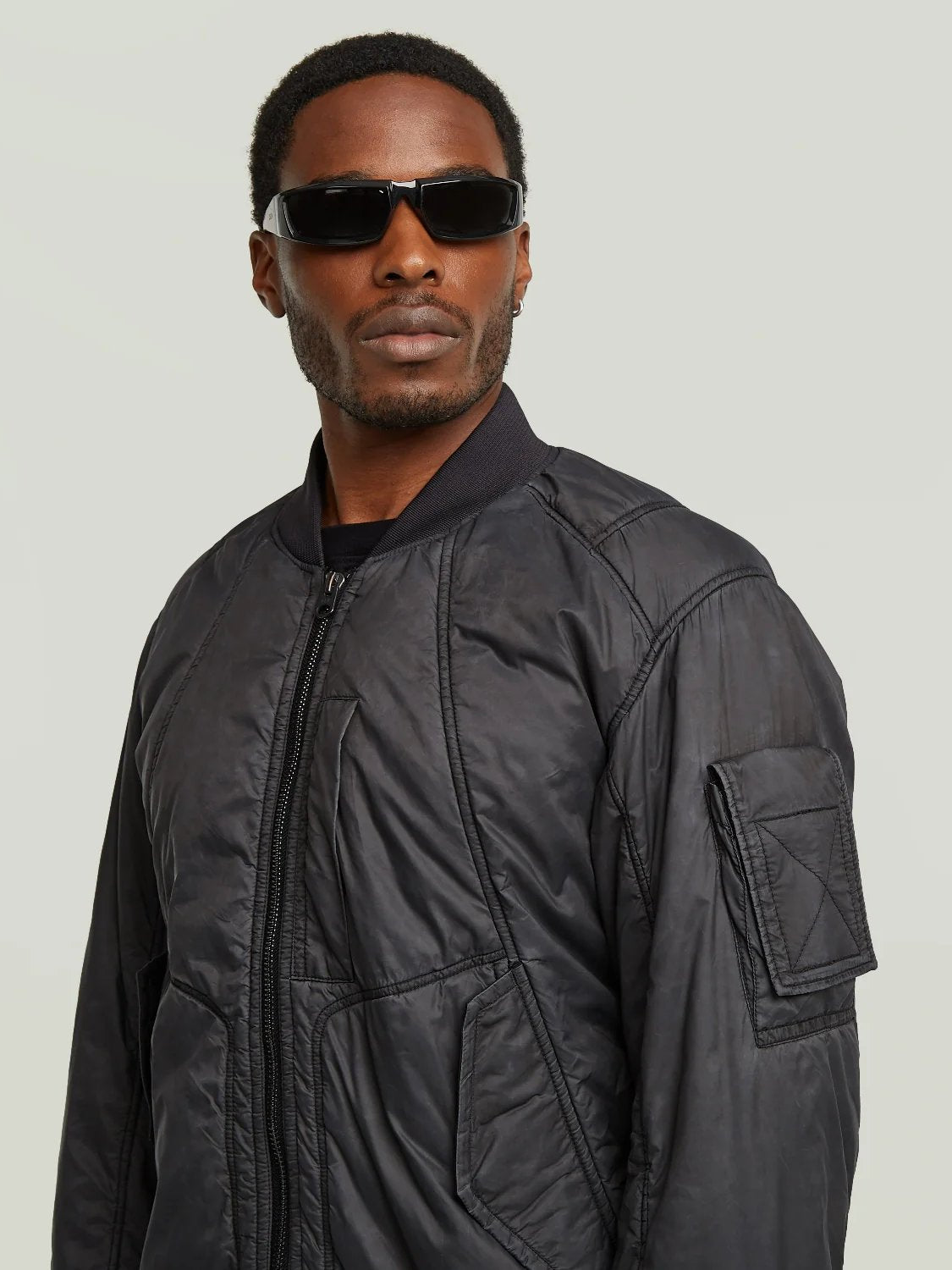 G-STAR GA-1 BOMBER JACKET COATED SHADOW