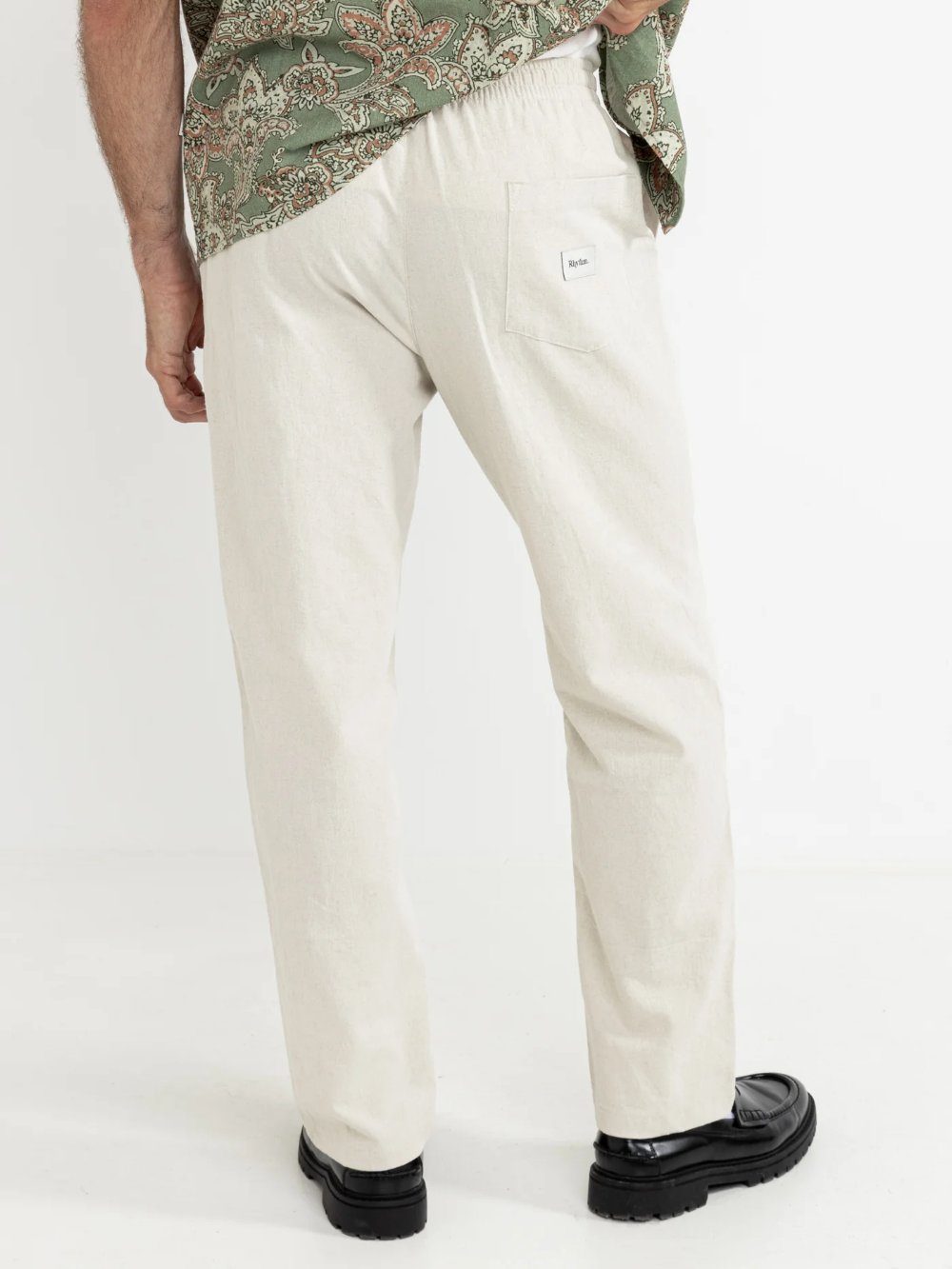 RHYTHM LINEN JAM PANT BONE