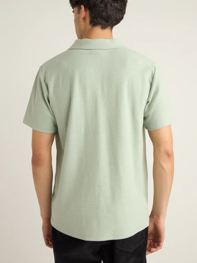 RHYTHM VINTAGE TERRY POLO SEAFOAM