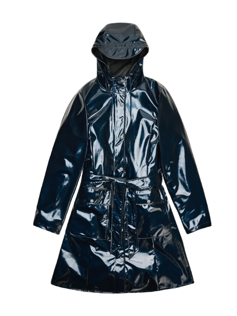 RAINS CURVE LONG JACKET SPILL