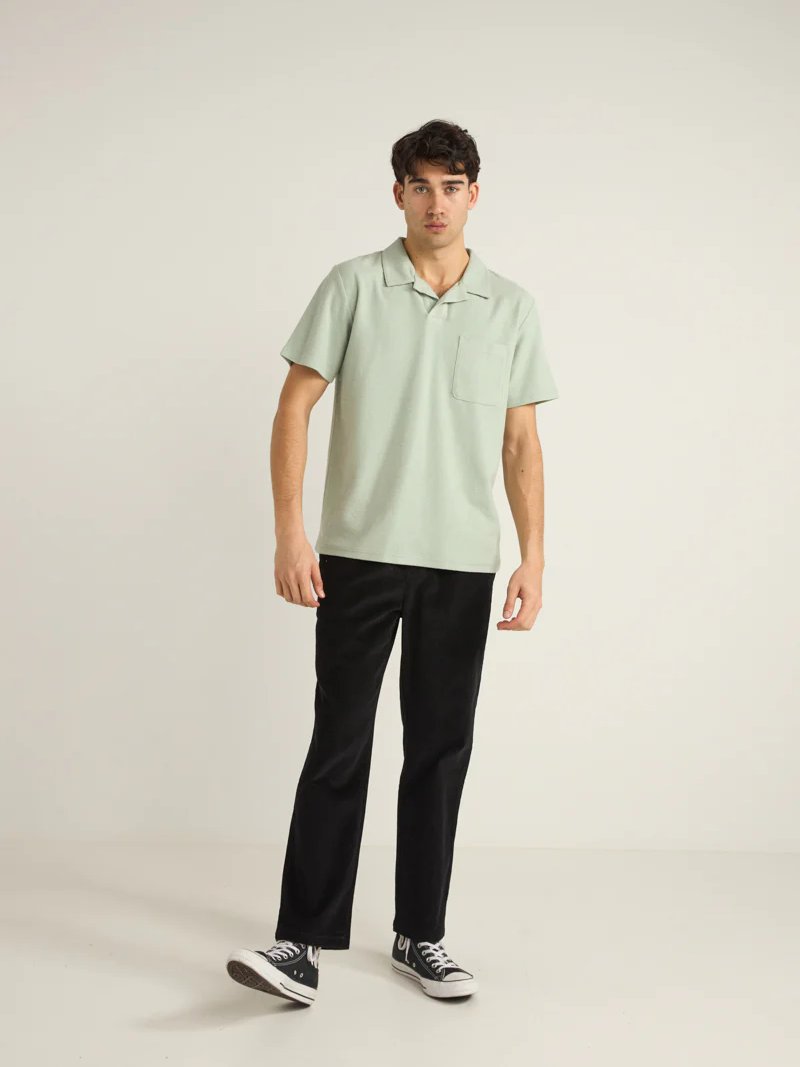 RHYTHM VINTAGE TERRY POLO SEAFOAM