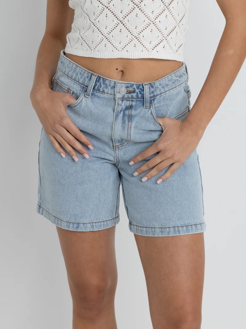 RHYTHM TOUR DENIM BERMUDA SHORT LIGHT BLUE