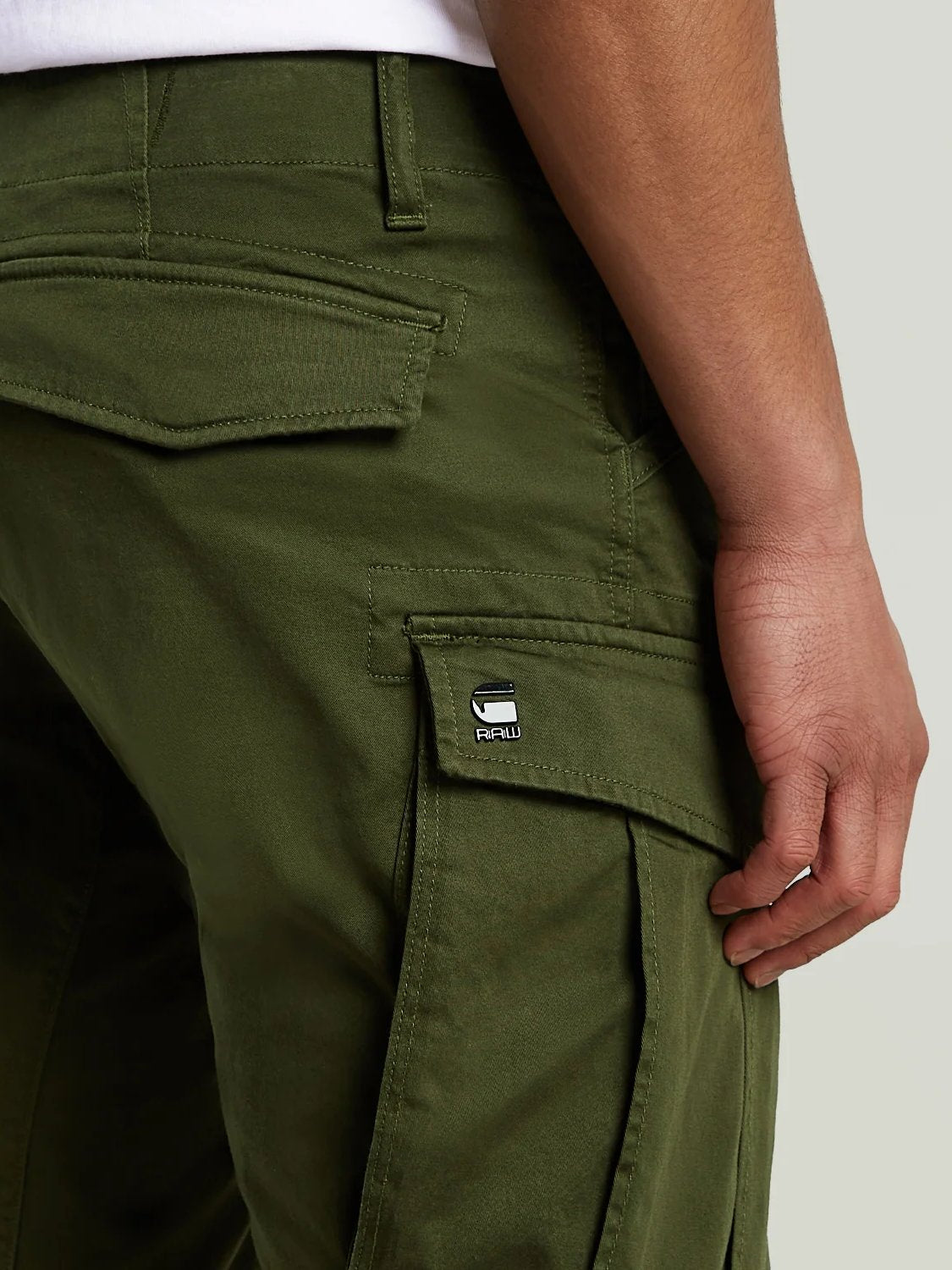 G-STAR ROVIC ZIP 3D REGULAR TAPERED PANT BRONZE GREEN