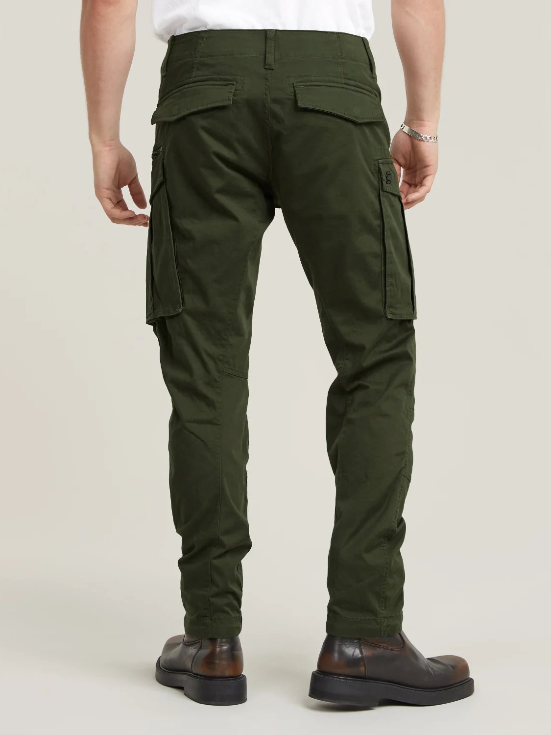 G-STAR ROVIC ZIP 3D REGULAR TAPERED PANT BRONZE GREEN