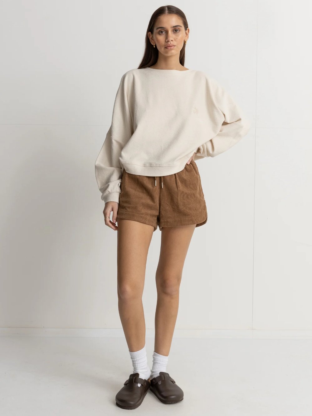 RHYTHM MAZZY CORDUROY SHORT CAMEL