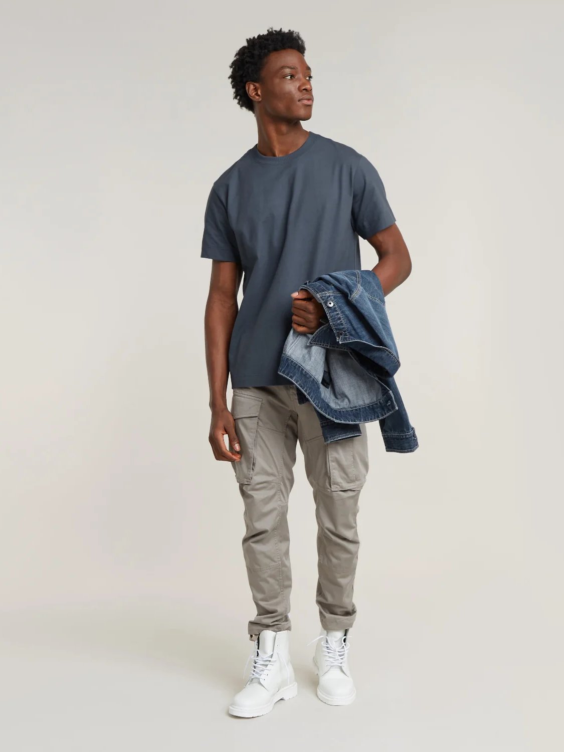 G-STAR ROVIC 3D REGULAR TAPERED PANT ELEPHANT SKIN