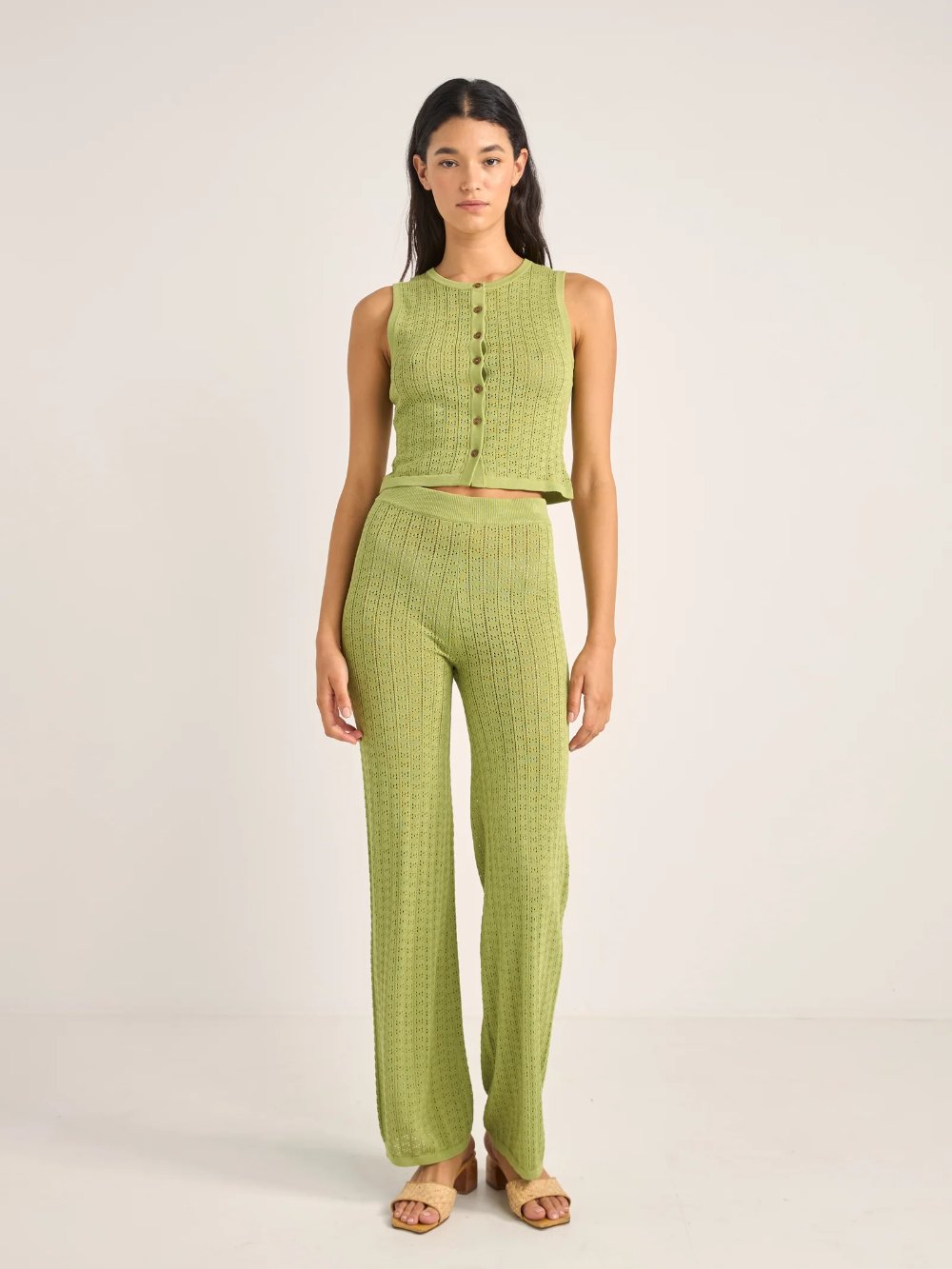RHYTHM OJAI POINTELLE VEST OLIVE