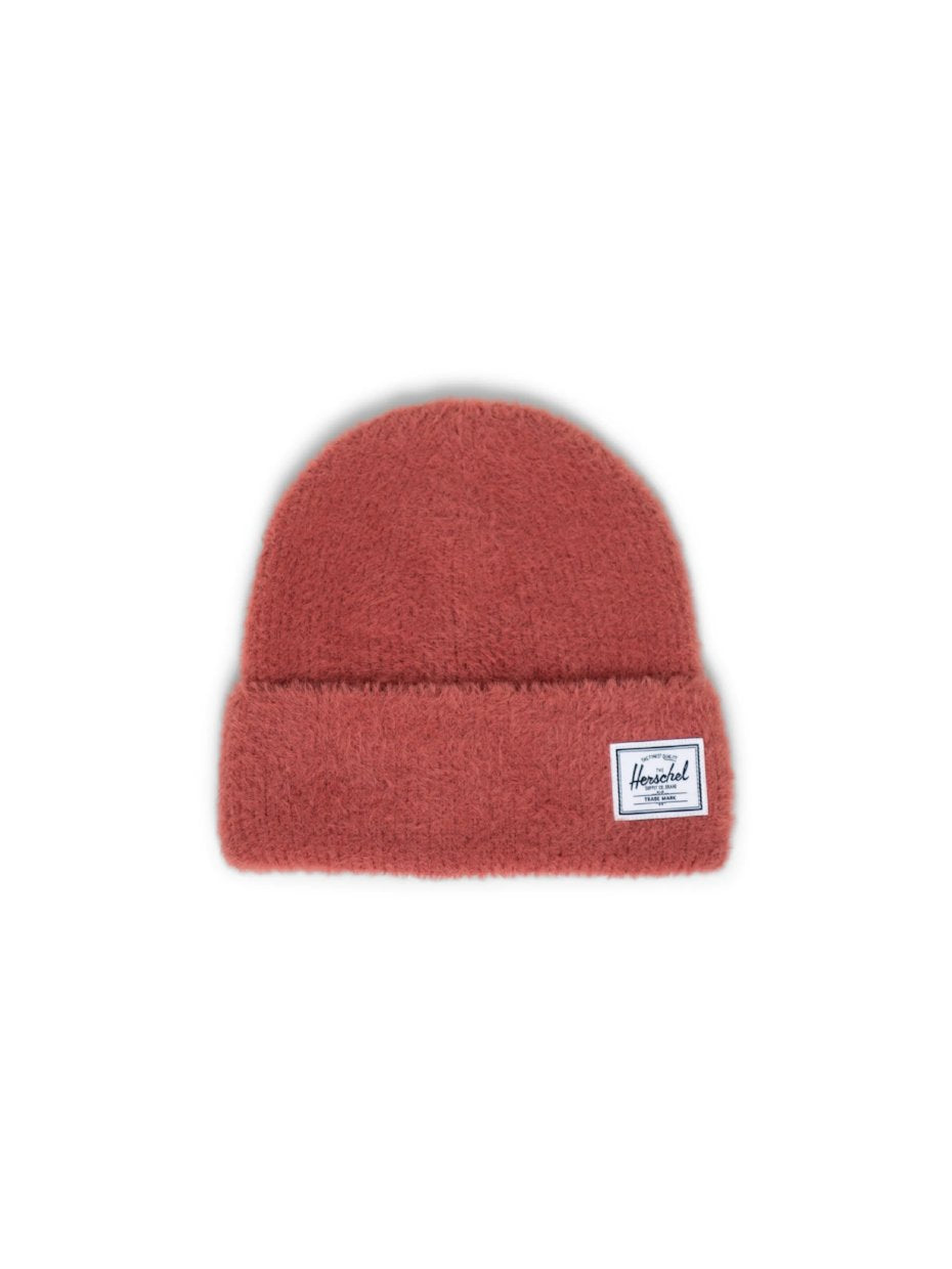 HSC POLSON FAUX MOHAIR BEANIE MINERAL RED