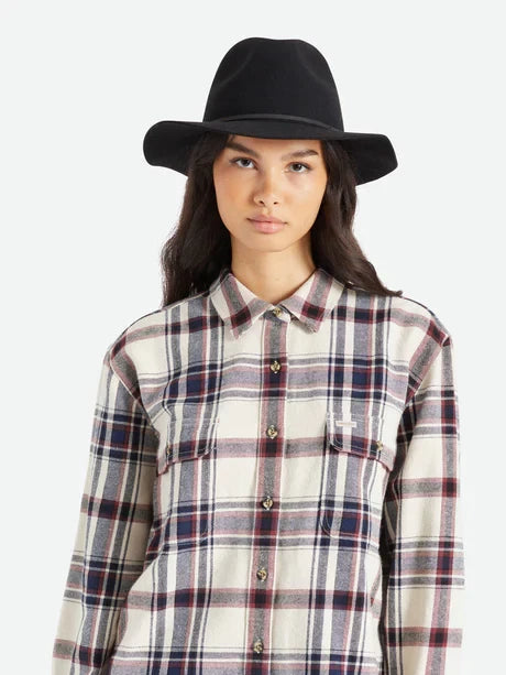 BRIXTON WESLEY FEDORA BLACK