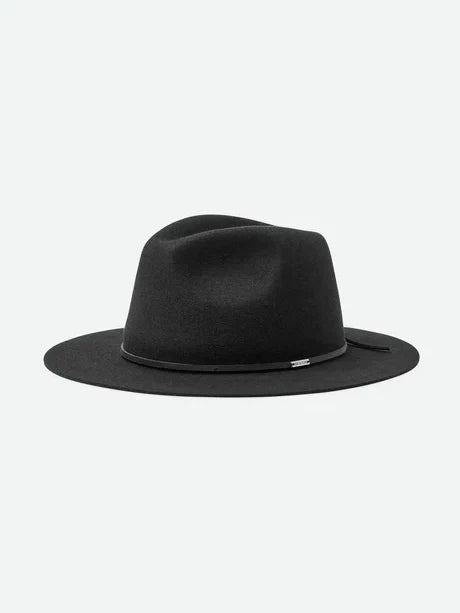 BRIXTON WESLEY FEDORA BLACK