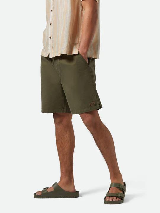 BRIXTON EVERYDAY VINTAGE WASH SHORT WASHED IVY GREEN