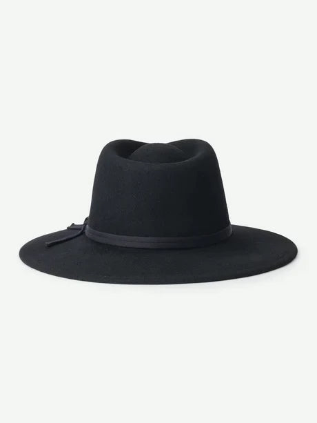 BRIXTON JOANNA FELT PACKABLE HAT BLACK