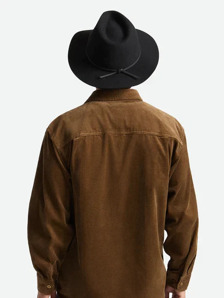 BRIXTON WESLEY FEDORA BLACK