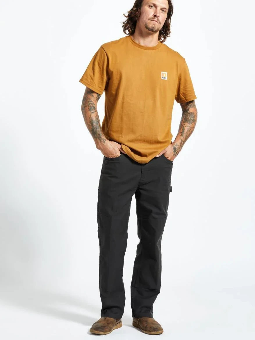 BRIXTON BUILDERS CARPENTER STRETCH PANT WASHED BLACK