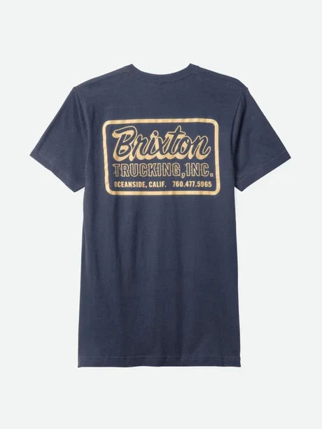 BRIXTON INC. TEE NAVY