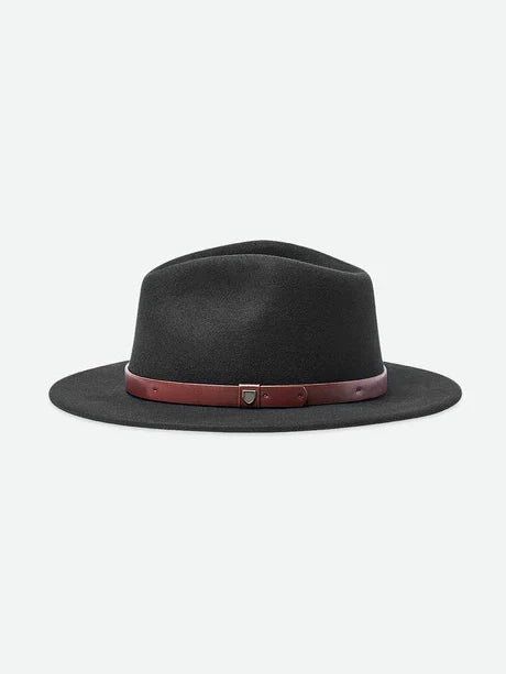 BRIXTON MESSER FEDORA BLACK