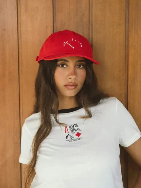 BRIXTON RUNNING ON EMPTY HAT CRIMSON/WHITE