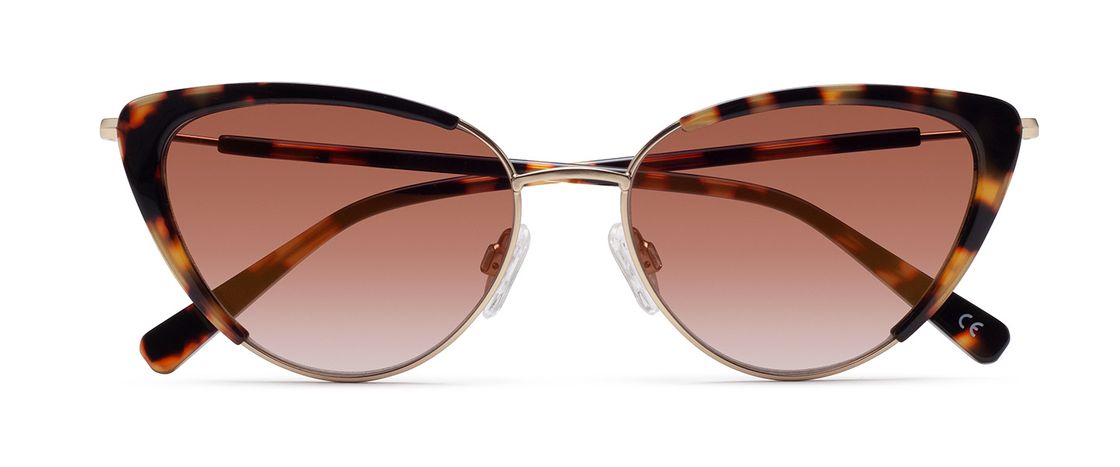 D'BLANC LA LUNA SUNGLASSES LEOPARD TORT GLOSS