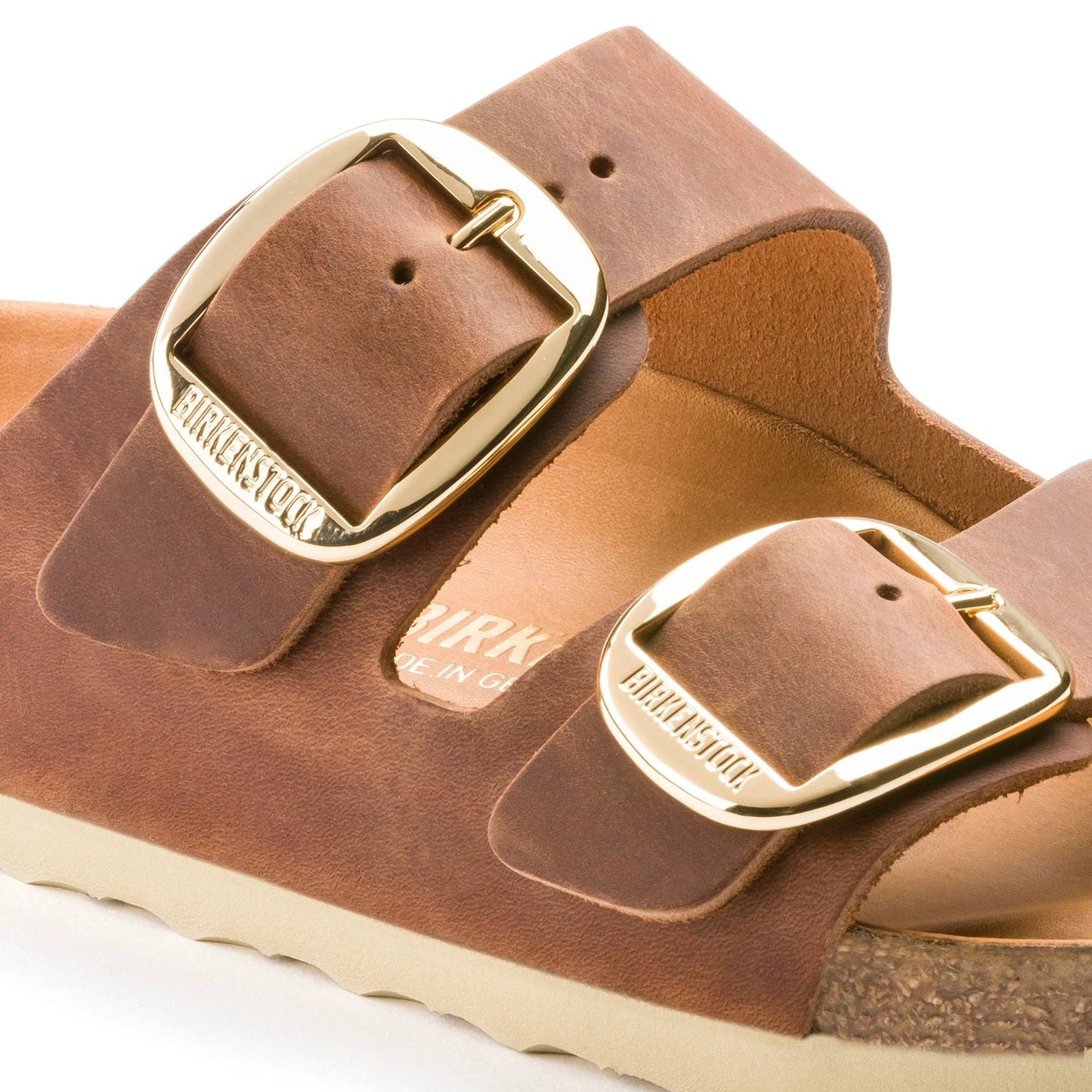 BIRKENSTOCK ARIZONA BIG BUCKLE COGNAC