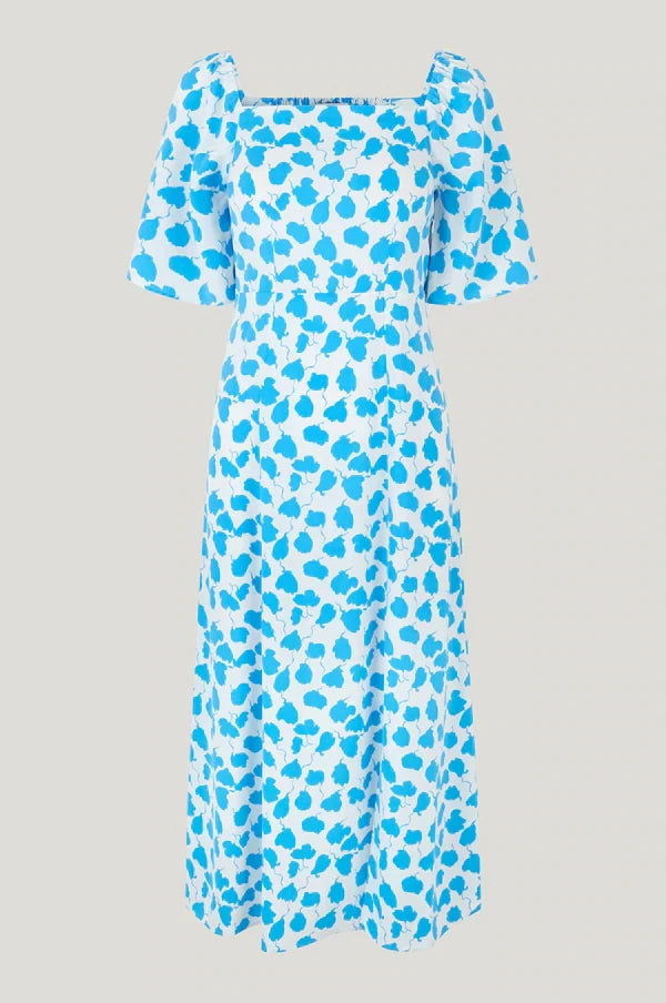 JUST FEMALE BLOOM DRESS BLUE